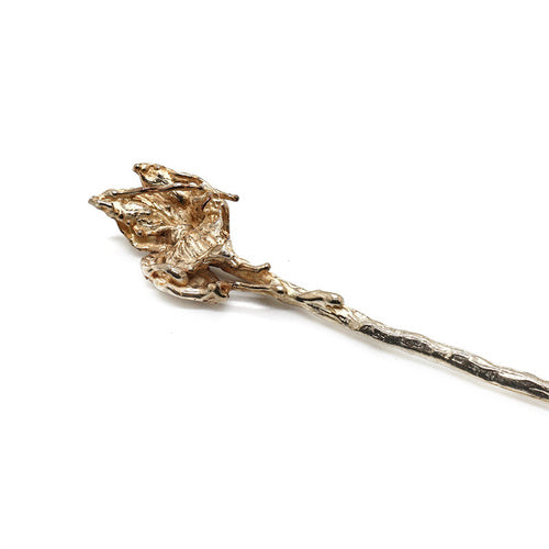 Handmade Iris Silver Hair Stick