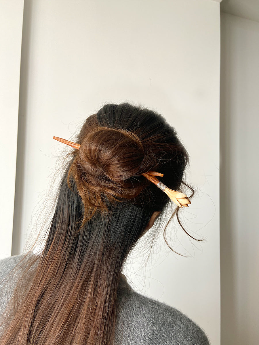 Handmade Mulan Wooden Hair Stick