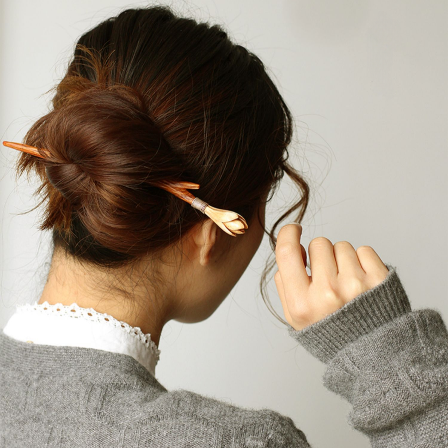 Handmade Mulan Wooden Hair Stick